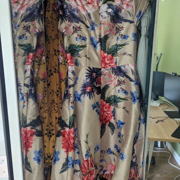 E Shakti Floral Watercolor Dress - Picture 2 of 2